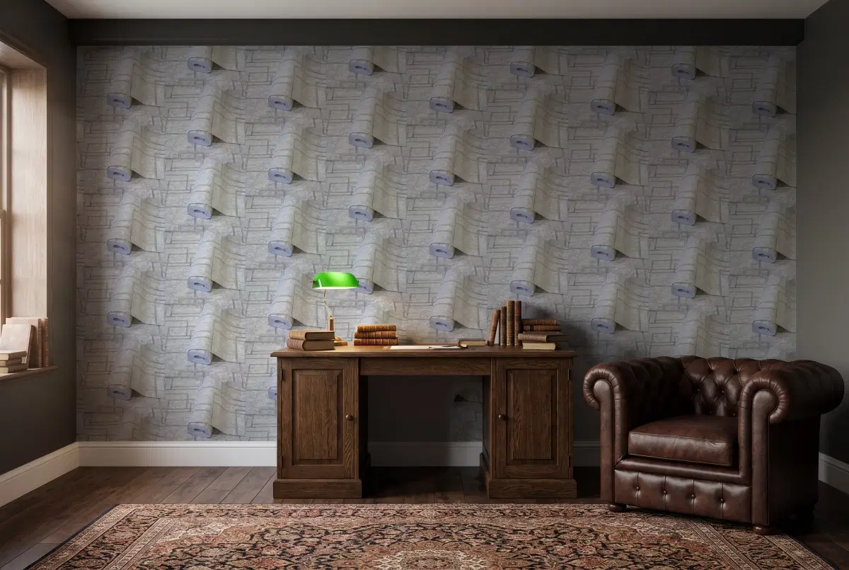 Шпалери Adawall Octagon розпродаж 1202-3 в інтер'єрі