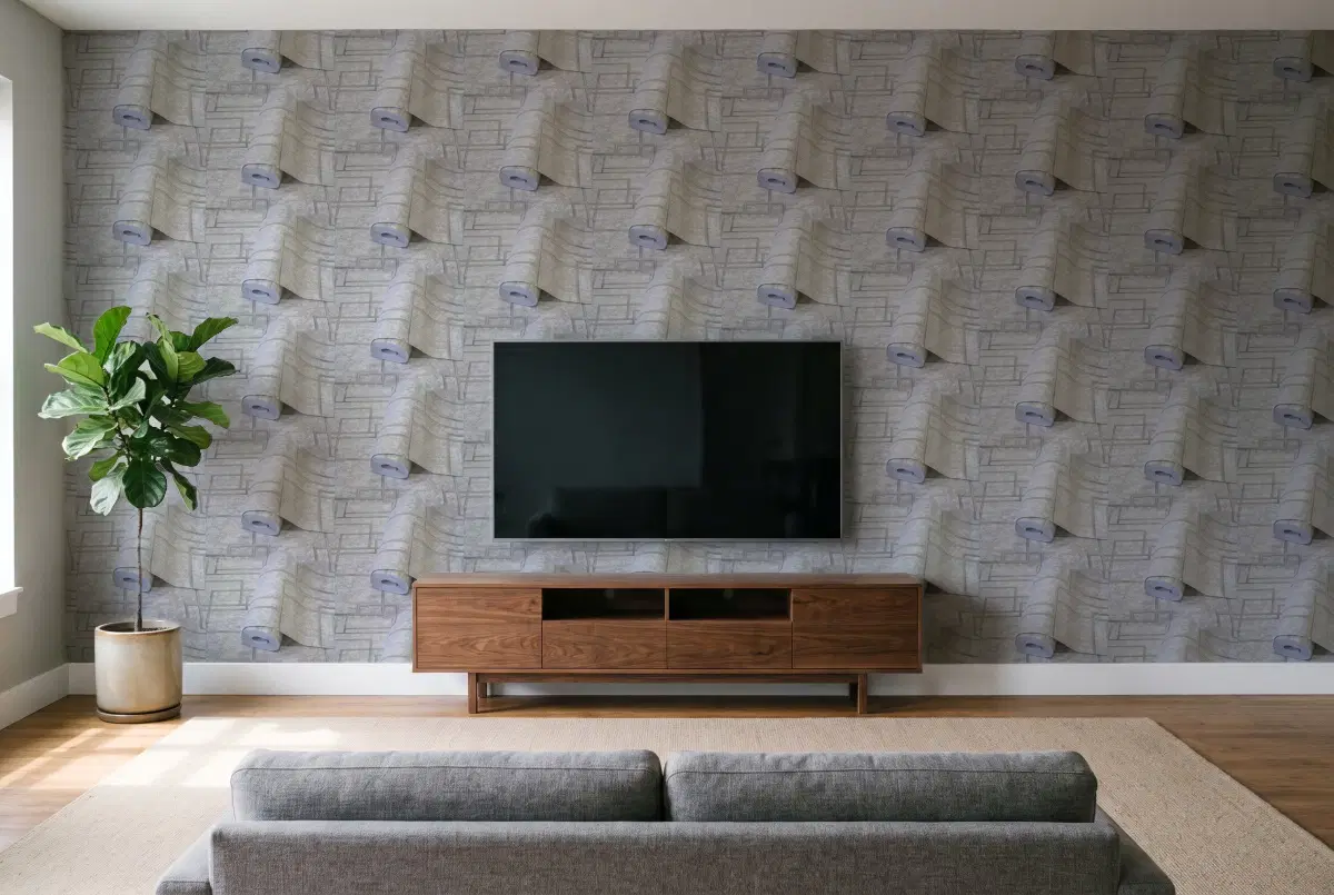 Шпалери Adawall Octagon розпродаж 1202-3 в інтер'єрі