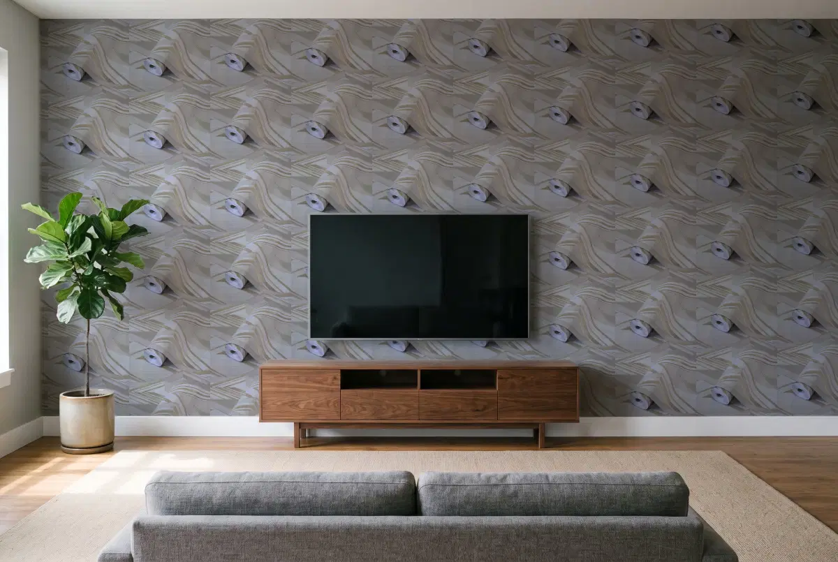 Шпалери Adawall Octagon розпродаж 1205-4 в інтер'єрі