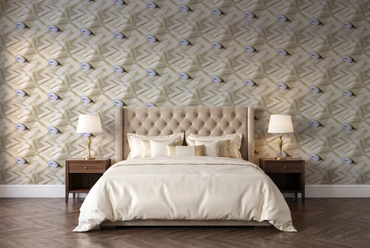 Шпалери Adawall Octagon розпродаж 1207-4 в інтер'єрі