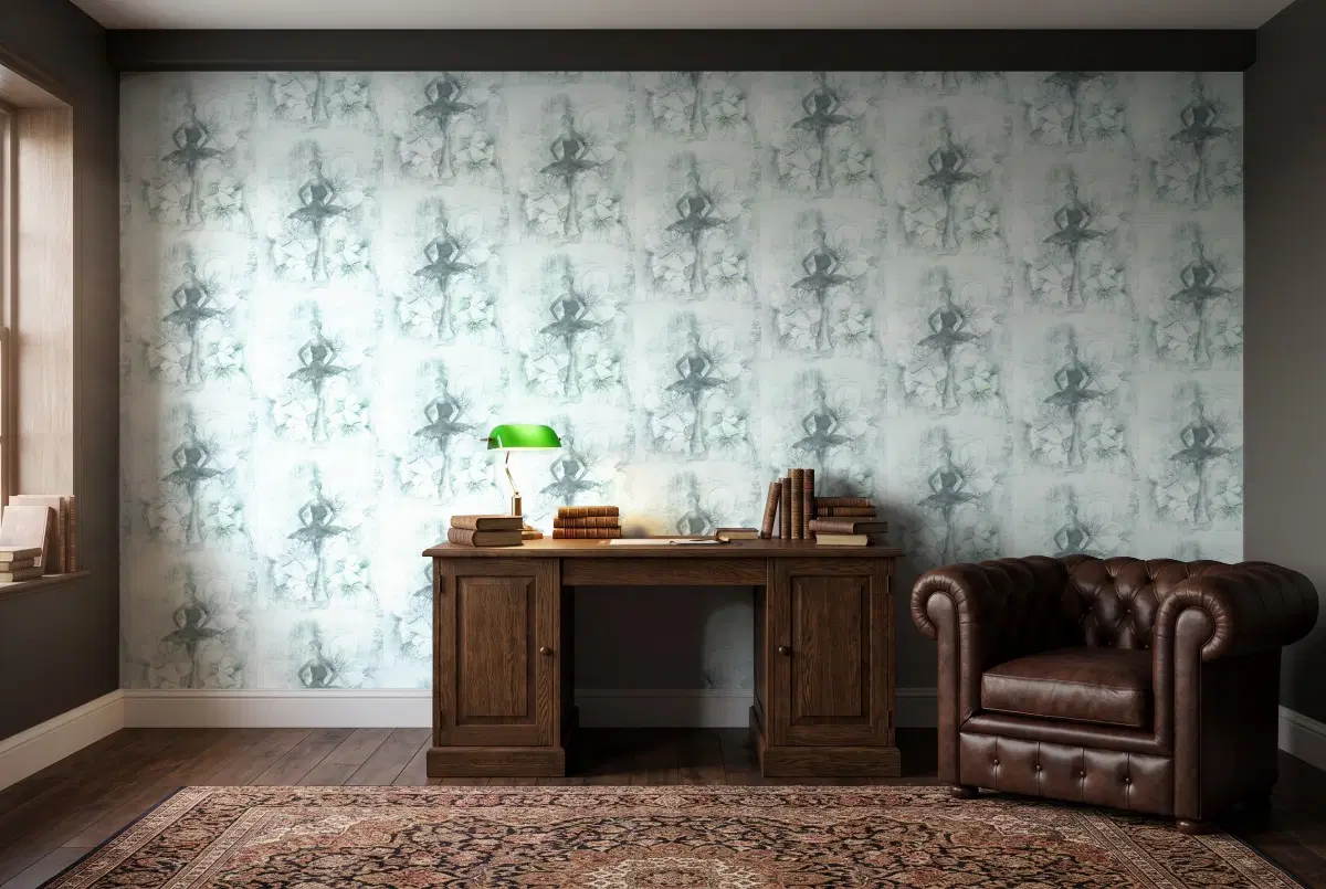Шпалери Marburg Bloom 36393 2,7*2,12 панно в інтер'єрі