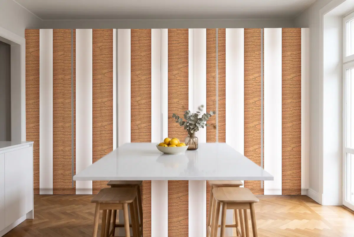 Самоклейна плівка Gekkofix 0,45 м 10145 вяз коричневий в інтер'єрі