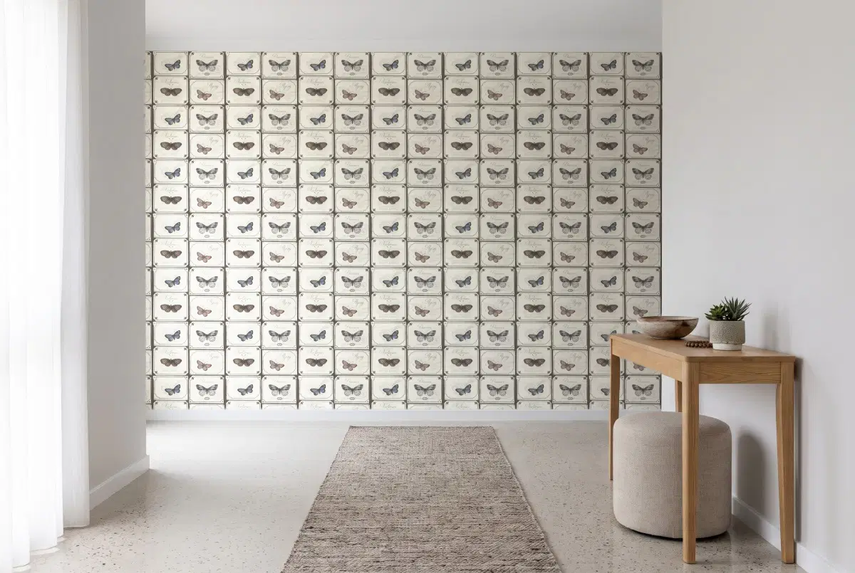 Шпалери Rasch Deco Relief/Tiles & More XIV 306507 в інтер'єрі