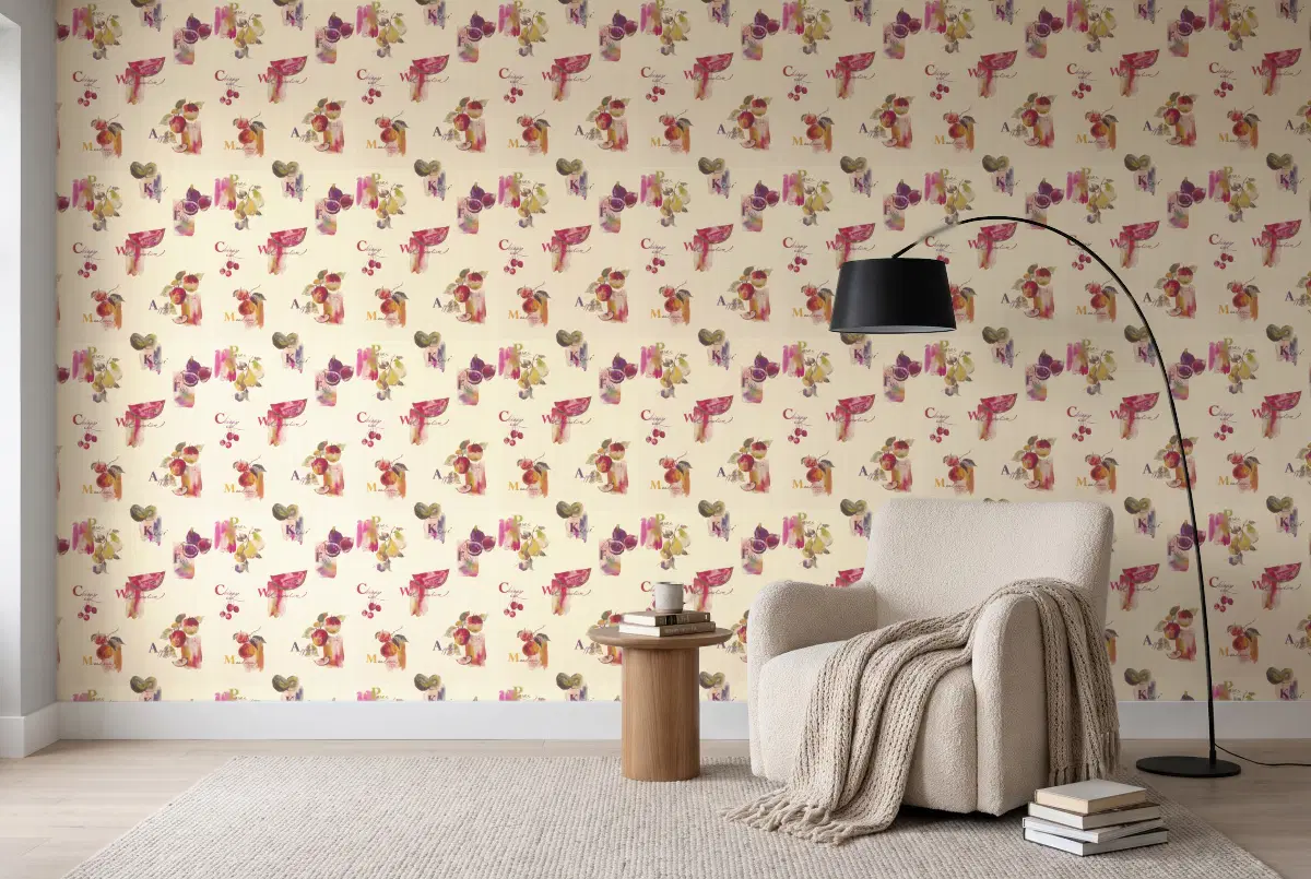 Шпалери Rasch Tiles & More XIV 307511 в інтер'єрі
