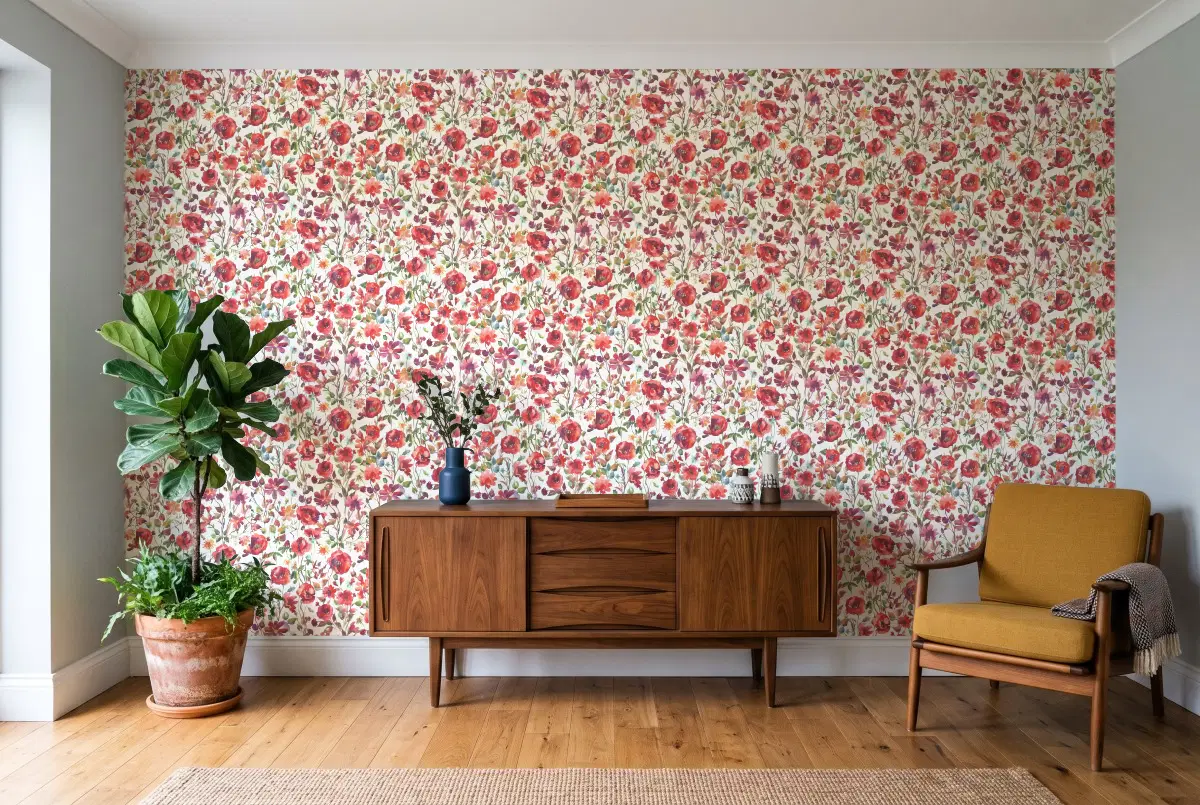 Шпалери Erismann My Garden 6330-06 в інтер'єрі