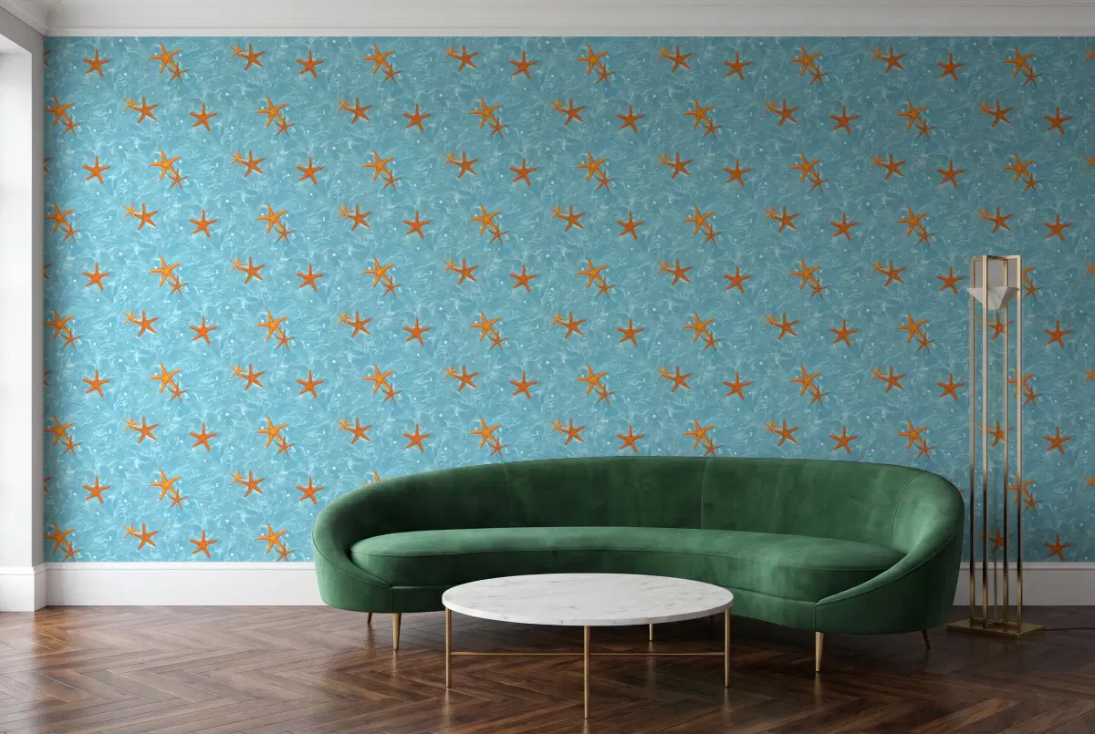Шпалери Rasch Tiles & More 825114 в інтер'єрі