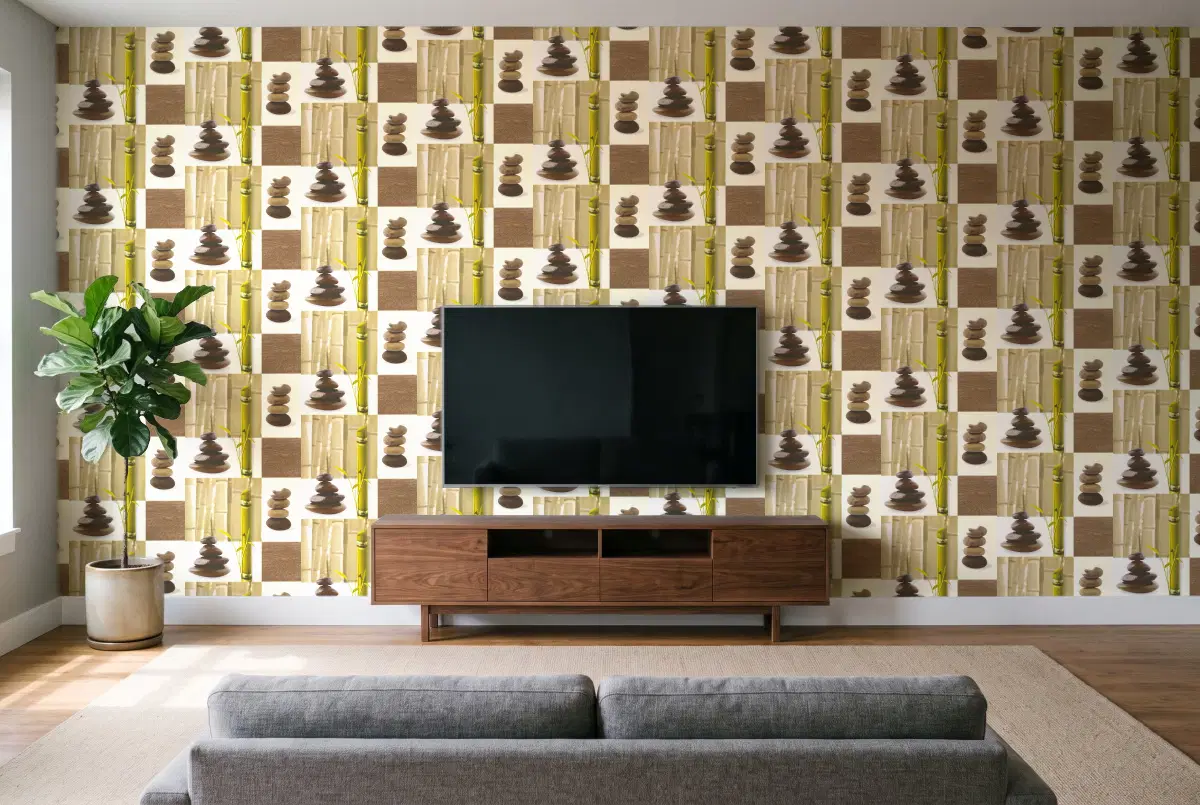 Шпалери Rasch Tiles & More 825701 в інтер'єрі