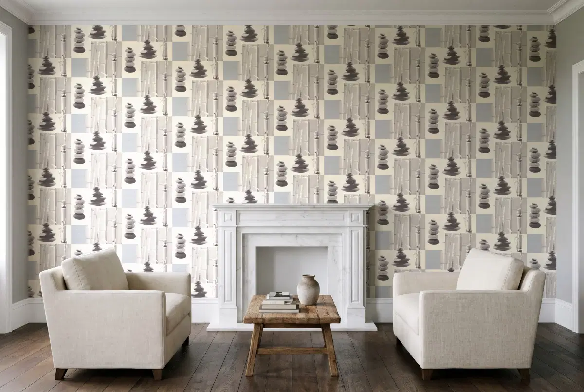 Шпалери Rasch Tiles & More 825718 в інтер'єрі