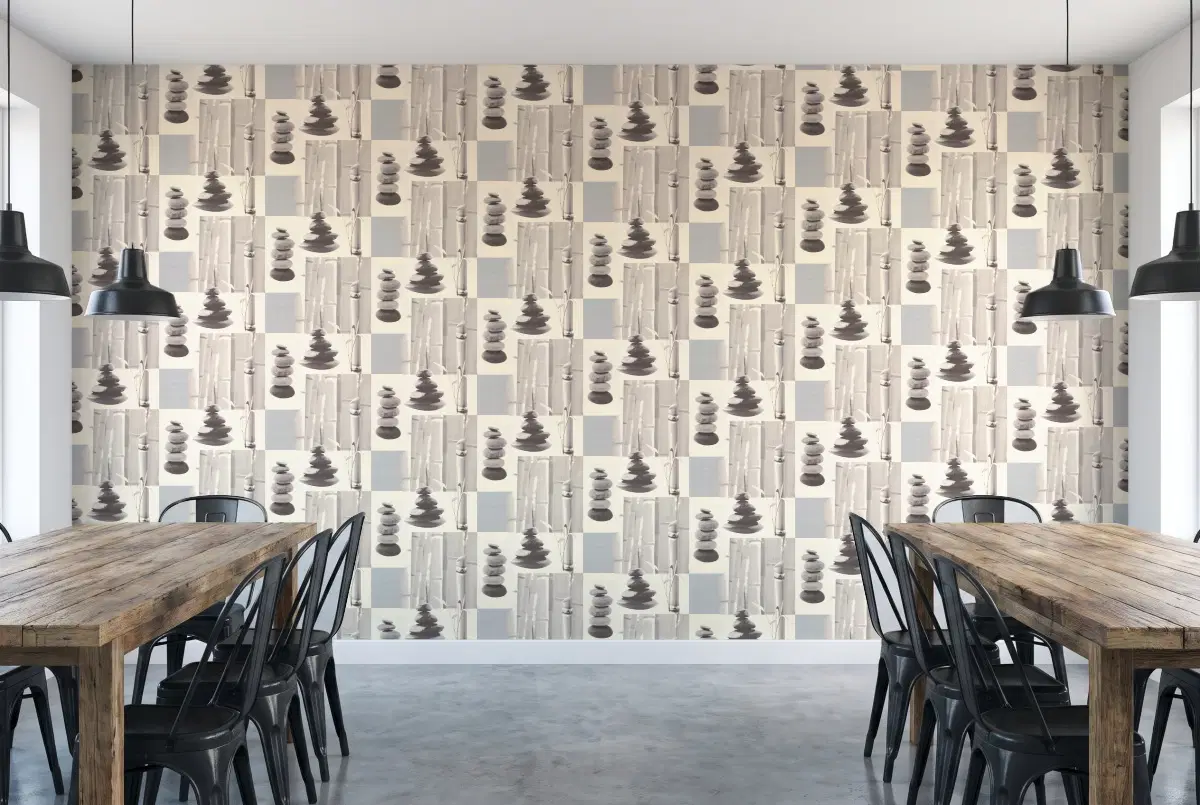 Шпалери Rasch Tiles & More 825718 в інтер'єрі