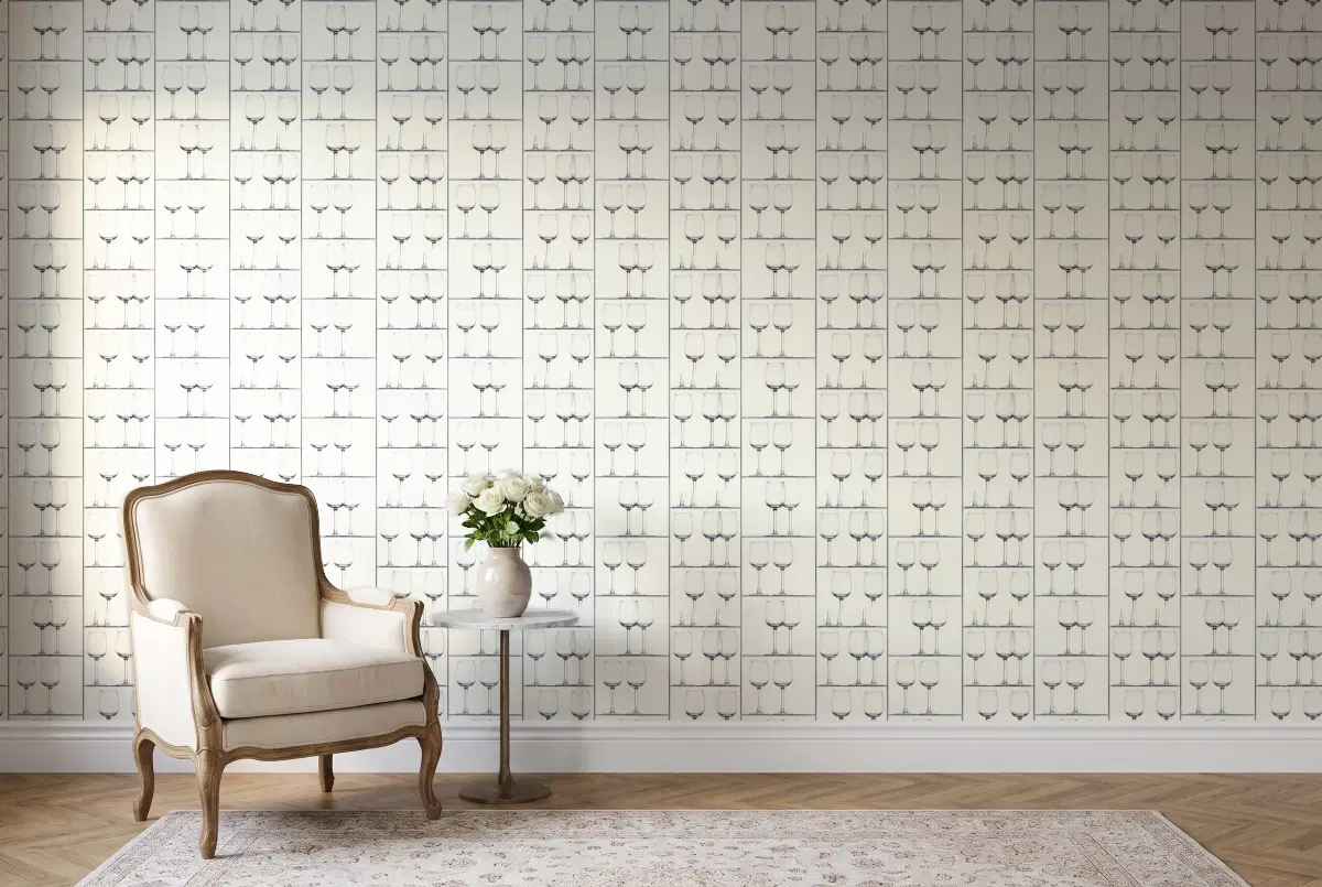 Шпалери Rasch Tiles & More XIII 879803 в інтер'єрі