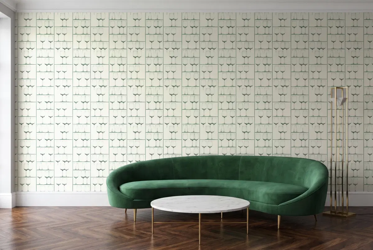 Шпалери Rasch Tiles & More XIII 879810 в інтер'єрі