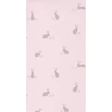 Texdecor Happy dreams зайчик сер-рожевий HPDM82744111