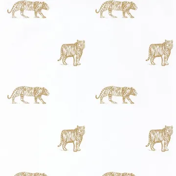 Texdecor Our Planet тигры бело-золотые OUP101962105