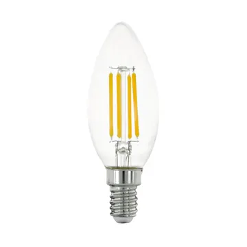 Eglo Лампа напівпровідникова LED 4W E14 C35 2700K 1шт - аналог 11759