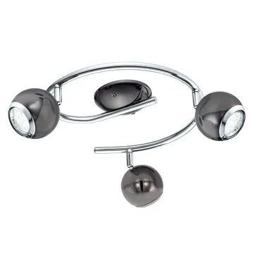 EGLO Світильник стельовий/3 3W GU10 LED білий/хром "Бімеда"