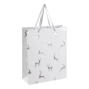 EGLO Пакет подарунковий Срібний олень 260х320 "Ісумі"