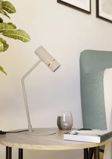EGLO Настільна лампа/1 5W GU10 LED пісочний/латунь мат. "Камінія"