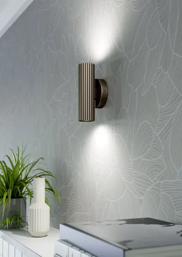 EGLO Бра/2 5W GU10 LED бронзовий мат."Портілло"