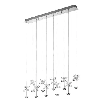 EGLO Люстра 25W LED довж-870 хром "Піянополі"