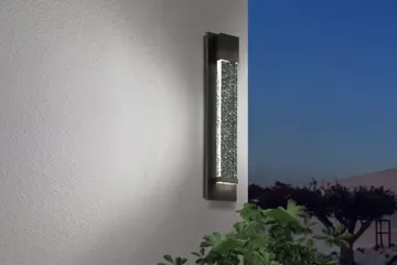EGLO Бра вуличне/2 3,3W LED чорний "Вілаграція"