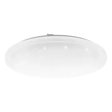 EGLO Світильник стельовий/1 24W LED білий з ефектом кришталю "Франія-А"