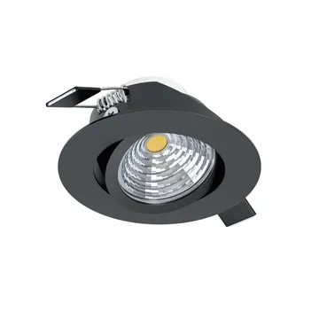 Eglo Світильник вбудований/1 6W LED чорний 2700К "Салісето"