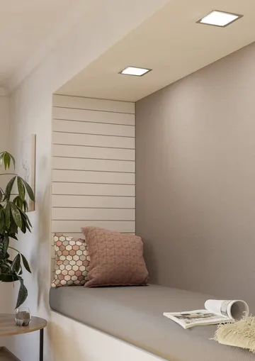 EGLO Світильник вбудований/1 10,5W LED нікель 3000К "Фуева 5"