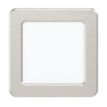 Eglo Світильник вбудований/1 5,5W LED 117х117 нікель 4000К "Фуева 5"