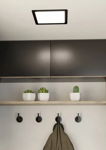 Eglo Світильник вбудований/1 16,5W LED чорний 4000К "Фуева 5"