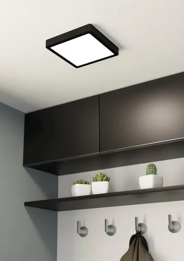 Eglo Світильник стельовий/1 16,5Вт LED чорний 3000К "Фуева 5"