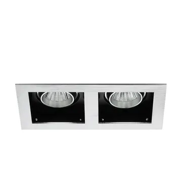 EGLO Світильник вбудований/2 6W LED 4000К алюм "Біскарі 2"