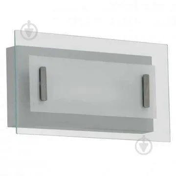 EGLO Бра/1 12W LED срібний/прозорий "Хенія 1"