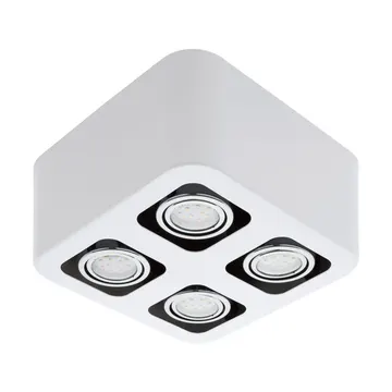 Eglo Світильник стельовий/4 5W GU10 LED хром/білий "Торено"