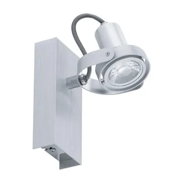 EGLO Бра/1 5W GU10 LED алюм "Новоріо"