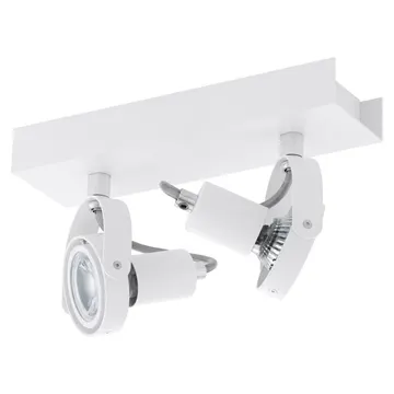 EGLO Світильник стельовий/2 5W GU10 LED білий "Новоріо 1"