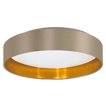 EGLO Світильник стельовий/1 24W LED таупе/золотий "Мазерло 2"