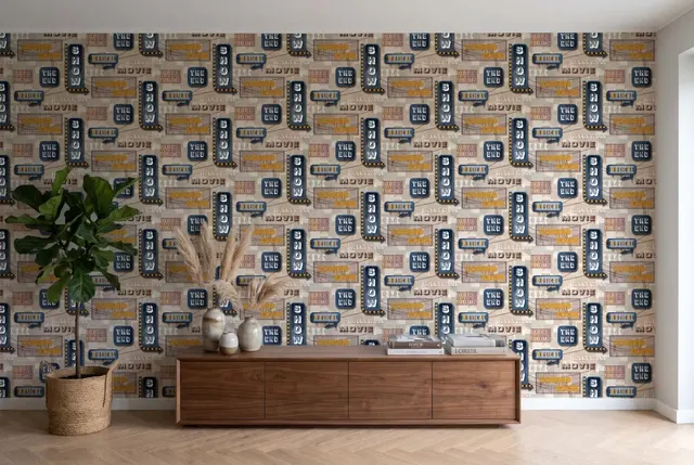 Parato Hashtag 11035 в інтер'єрі
