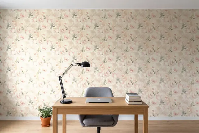 Rasch Peonies (2027) 582314 в інтер'єрі