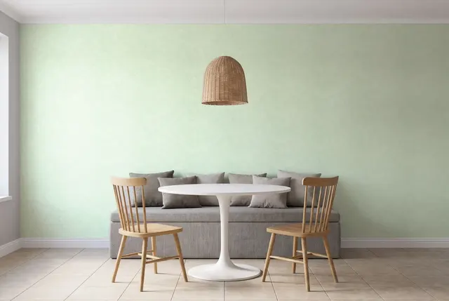 Texdecor Beton мята BET101487400 в інтер'єрі