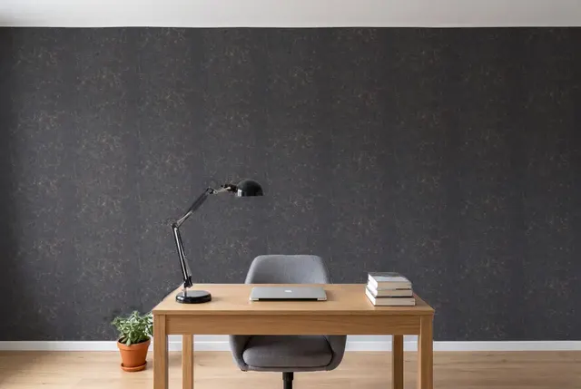 Texdecor Beton2 чорне золото BTO101499125 в інтер'єрі