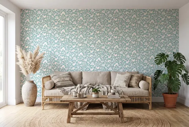 Texdecor Mystery цветок пиона небесный MYY101586007 в інтер'єрі