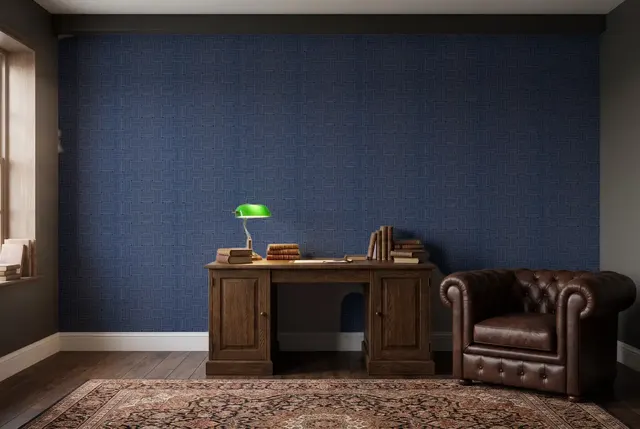 Texdecor Mystery графика синій MYY101646328 в інтер'єрі