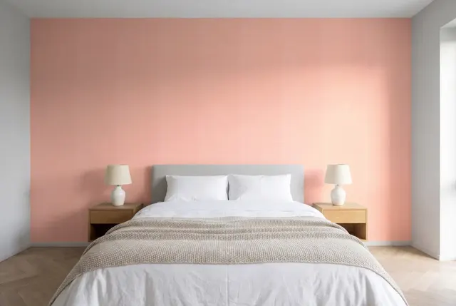 Texdecor NATTE рогожка оранжево-рожевий NAE101564240 в інтер'єрі