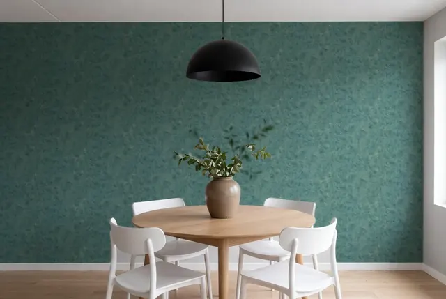 Texdecor Patine2 штукатурка королевський зелений PAE103687826 в інтер'єрі