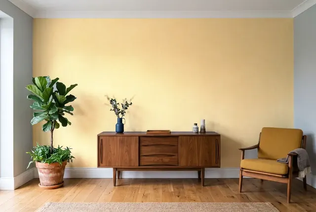 Texdecor Patine штукатурка жовтий PAI100222508 в інтер'єрі