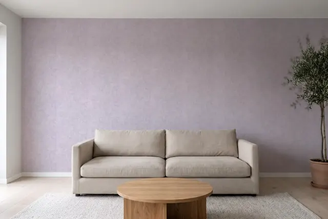 Texdecor Patine штукатурка серо-фіолетовий PAI100225140 в інтер'єрі