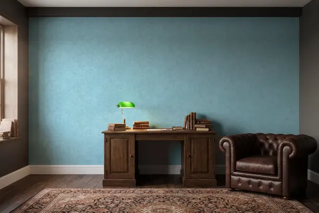 Texdecor Patine штукатурка аквамарин PAI100226230 в інтер'єрі