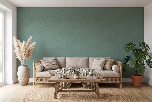 Texdecor Patine штукатурка зелений PAI100227337 в інтер'єрі