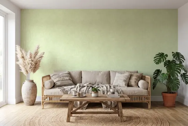 Texdecor Patine штукатурка салат PAI100227690 в інтер'єрі