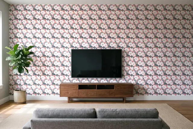Texdecor PtB вьнок коралловый PTB101794060 в інтер'єрі